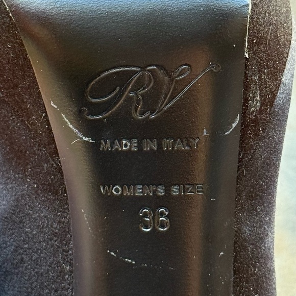 Roger Vivier Black Heels with Crystal Buckle - Picture 14 of 16